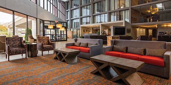 Lobby of a Best Western Premier Hotel 
