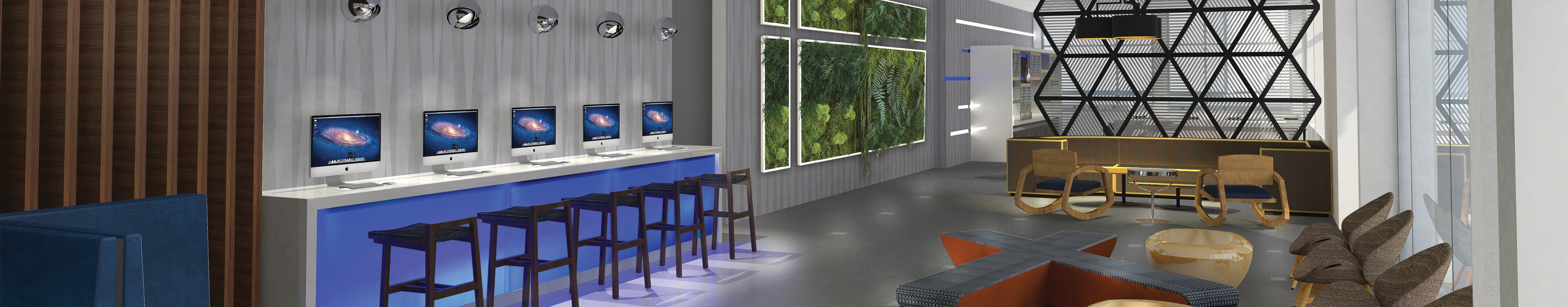 Glo Business Center and Hotel Lobby