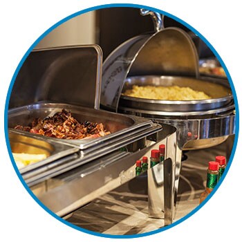 Breakfast served daily at SureStay Plus Hotels