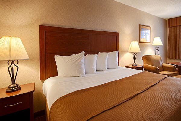 SureStay Plus Hotel King Bed Guest Room