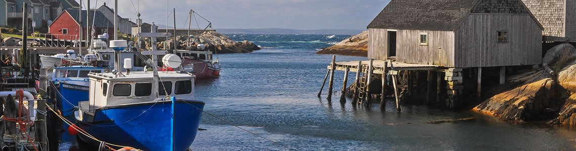 Peggy's Cove in Nova Scotia, Canada