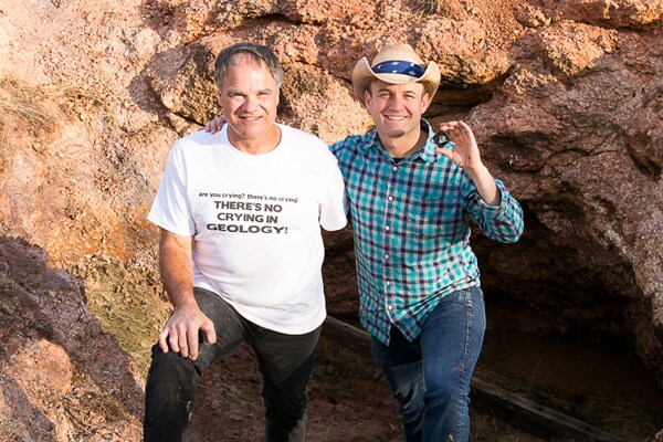 Chet at Rock Hunting