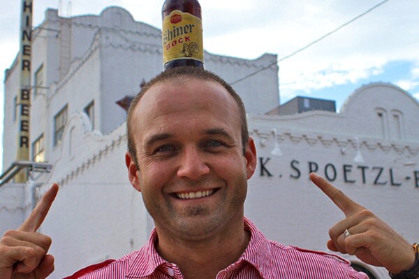 Chet at K. Spoetzl Brewery