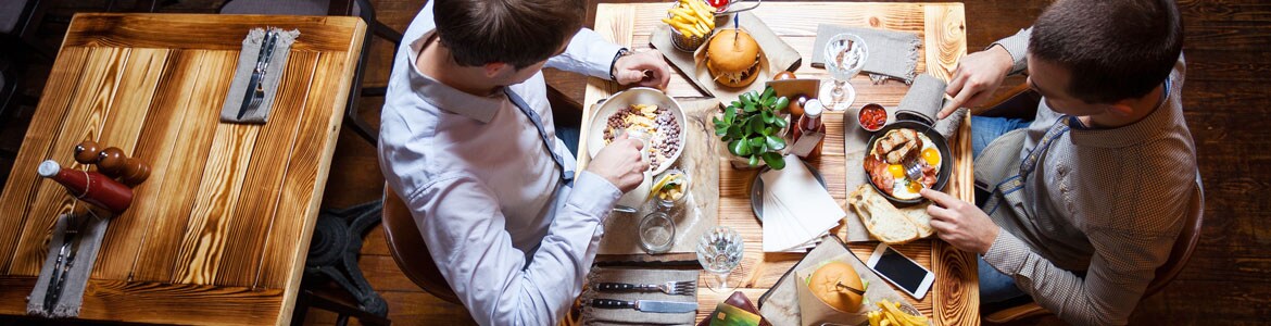 Different types of food from tacos to pasta