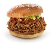 pulled pork burger