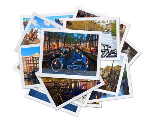 Polaroids of Tourist Photos