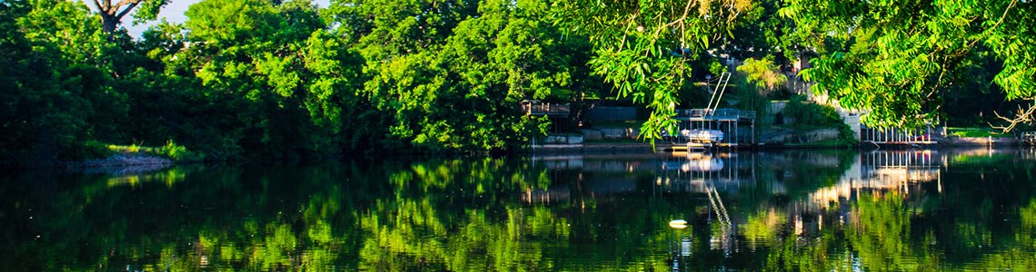 Lake in East Texas