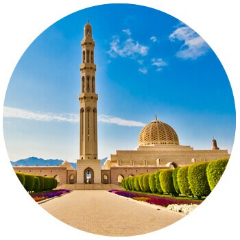 Grand Mosque in Muscat, Oman