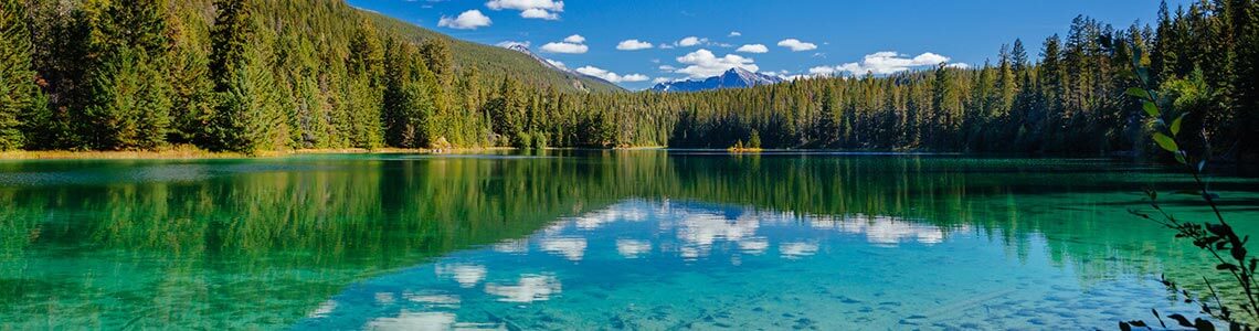 Maligne Lake in British Columbia
