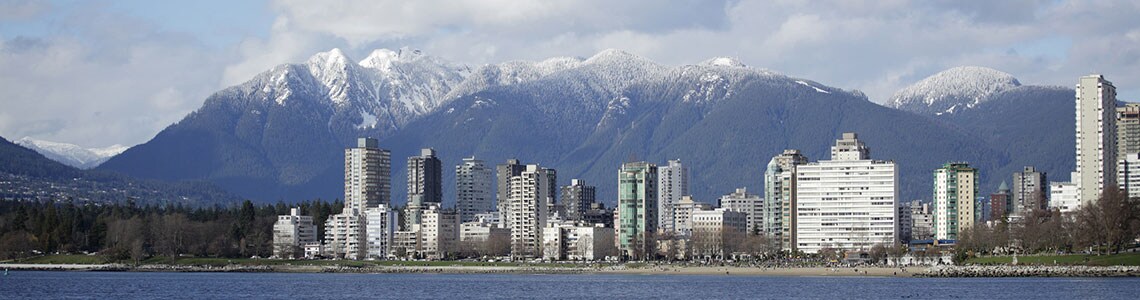 Vancouver BC, Canada Skyline