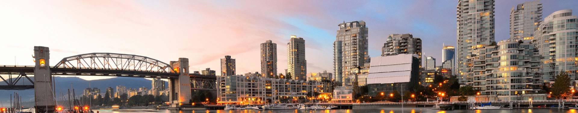 Vancouver BC, Canada Skyline