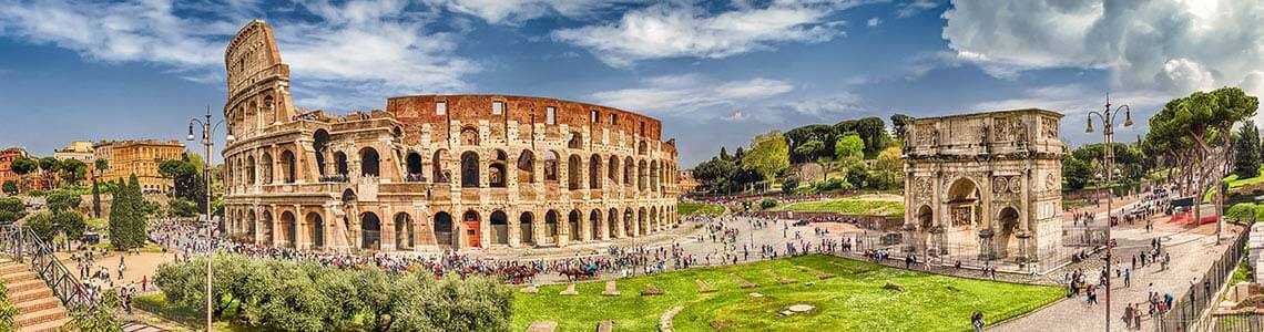 Colosseum and Arch of Constantine, Rome
