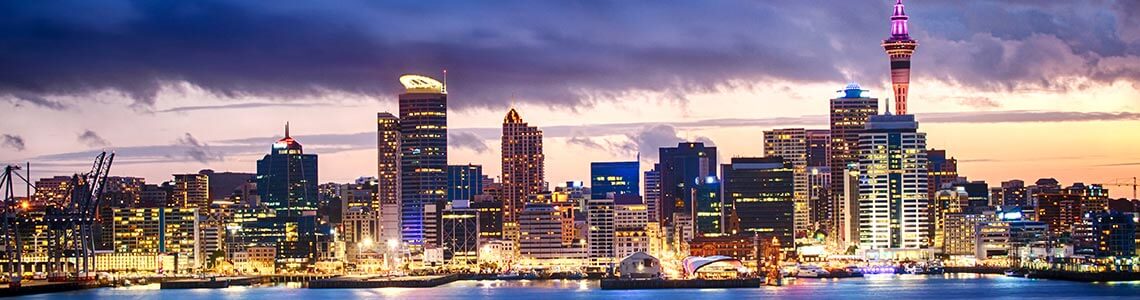 Auckland city skyline
