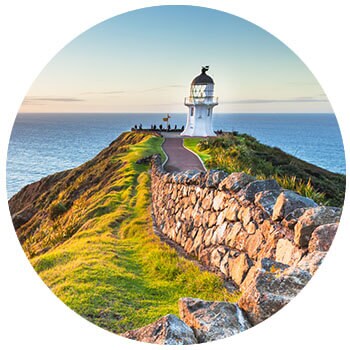 Lighthouse in New Zealand