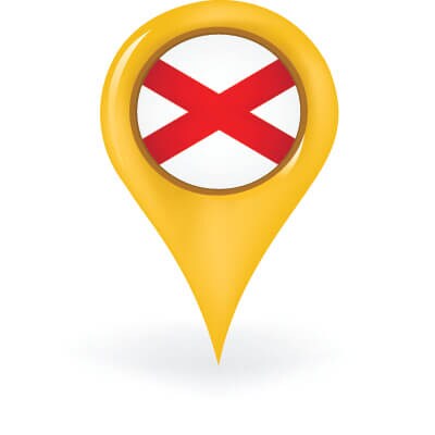 Alabama Map Pin