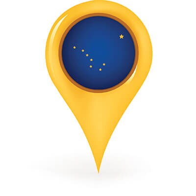 alaska map pin