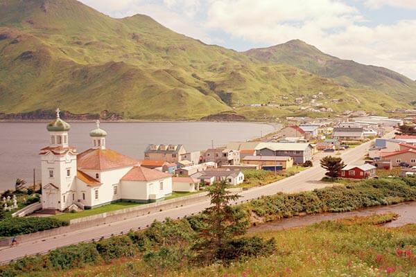 Aluetian Islands in Alaska