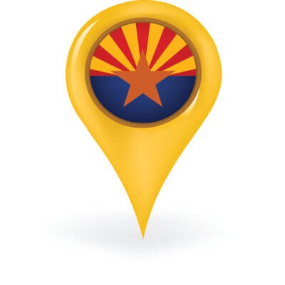 Arizona Map Pin