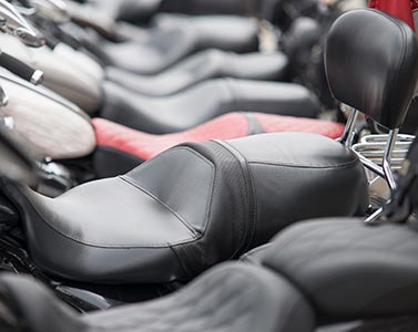 Line of Motorcycles in Arizona