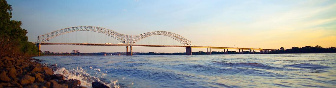 Hernando de Soto Bridge in Arkansas