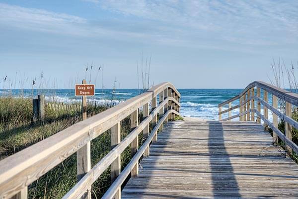 Beach Boardwalk in Southern California