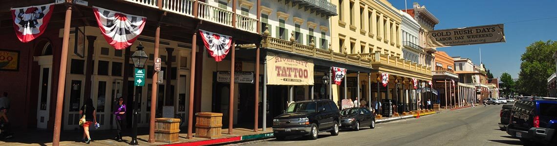 Old Sacramento in California