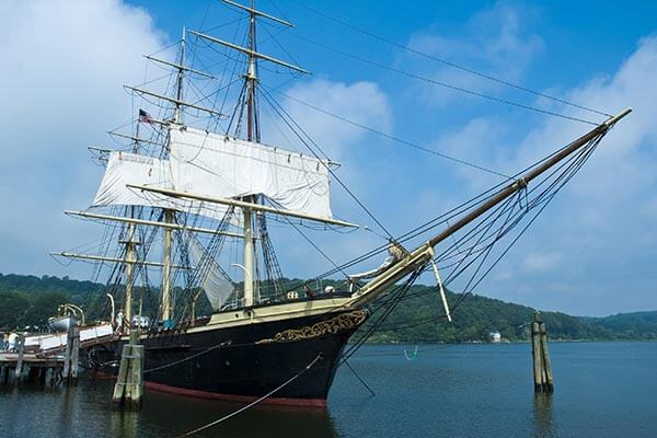 Whaling ship in Connecticut