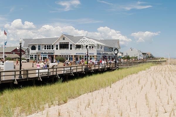 Boardwalk at Bethany Beach in Delaware