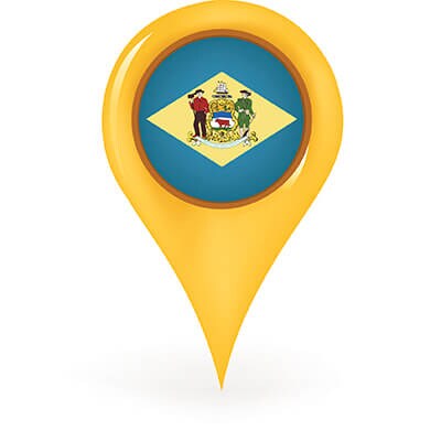 delawaare map pin