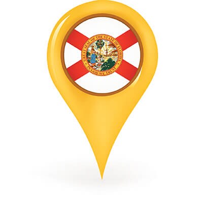 florida map pin