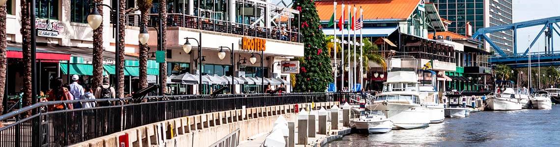 Jacksonville Landing in Florida