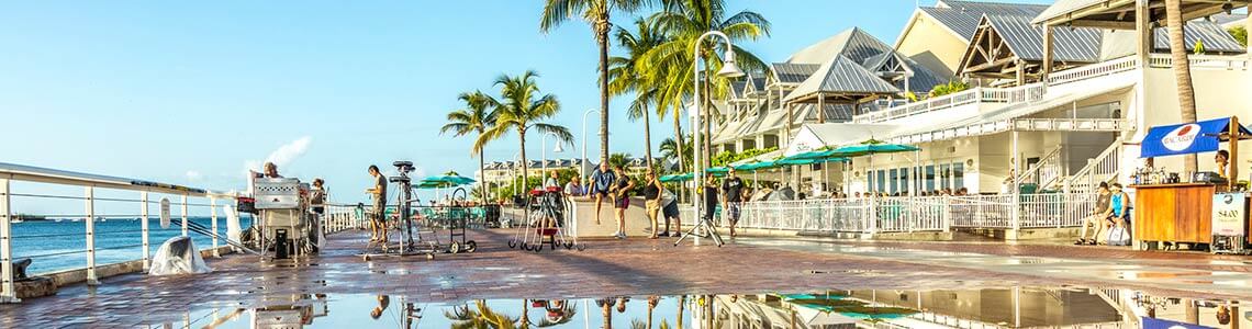 Mallory Square in Key West, Florida
