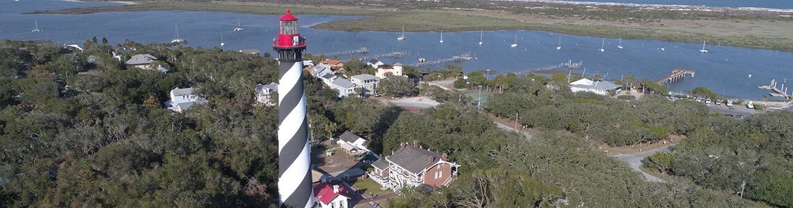 St. Augustine Lighthouse and Museum in Florida 