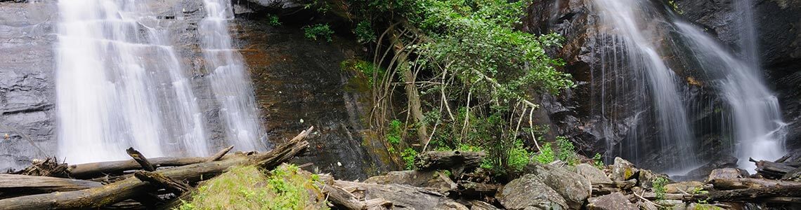 Anna Ruby Falls in Georgia