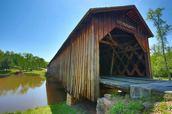 Covered bridge in Athens, GA