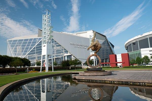 Mercedes-Benz Stadium In Atlanta, Georgia