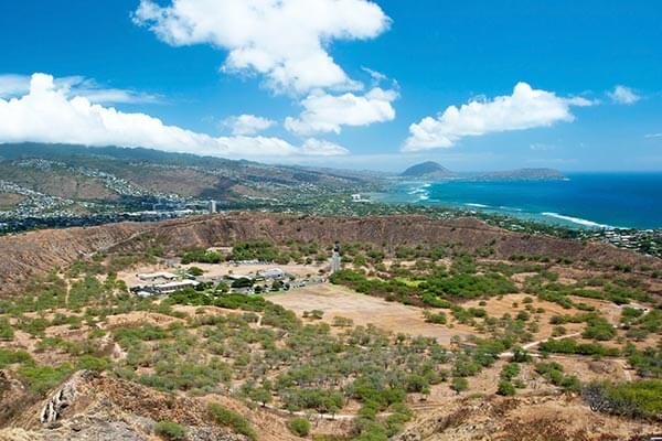Diamond Head State Monument in Hawaii