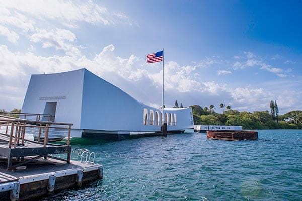 USS Arizona Memorial in Hawaii