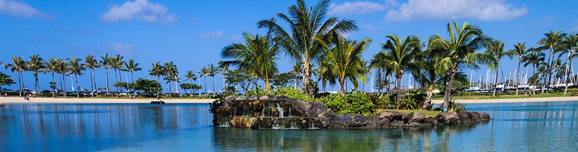 Waikiki Beach in Hawaii