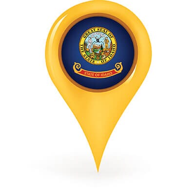 idaho map pin