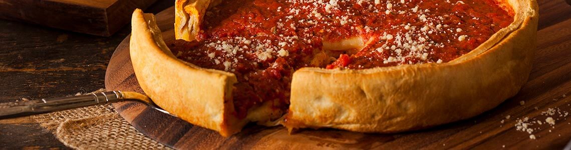 Deep Dish Pizza in Illinois