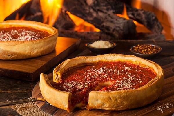 Deep Dish Pizza in Illinois