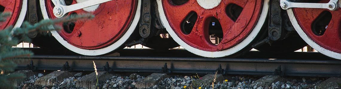 Old Train Wheels in Iowa
