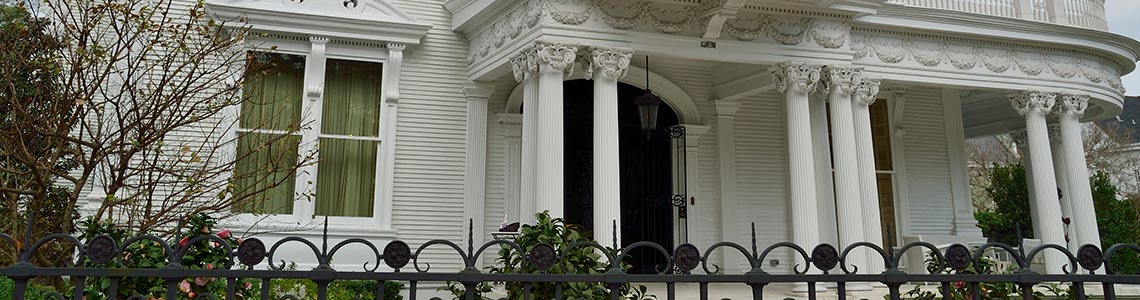 Garden District in Louisiana