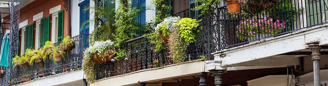 French Quarters in Louisiana