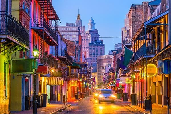 New Orleans in Louisiana
