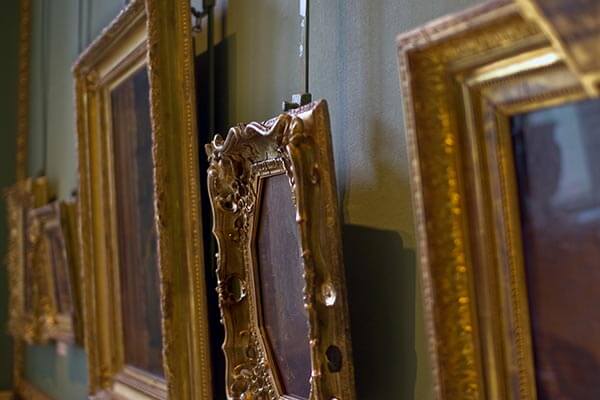 Frames on a wall in Massachusetts