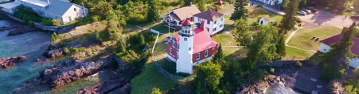 Eagle Harbor Lighthouse on Keweenaw National Park