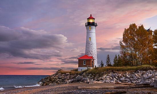 Sunset at Crisp Point