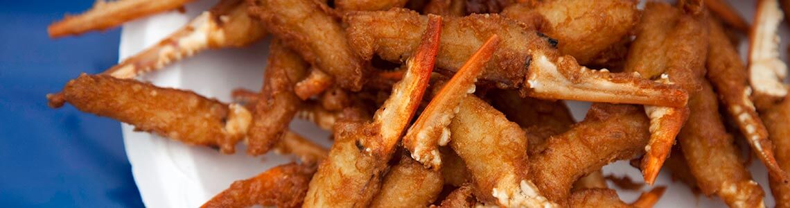 Fried Crab Legs in Mississippi